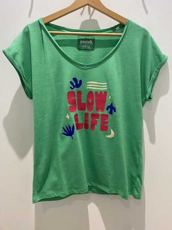 Tee-Shirt Anouck & Ninon Tal Slow Life