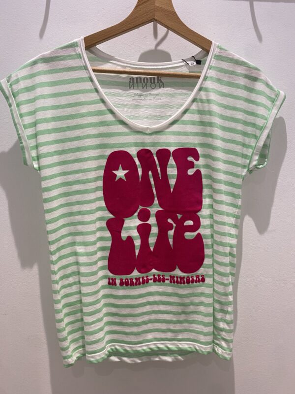 Tee-Shirt Anouck & Ninon Tal Mariniere Mint