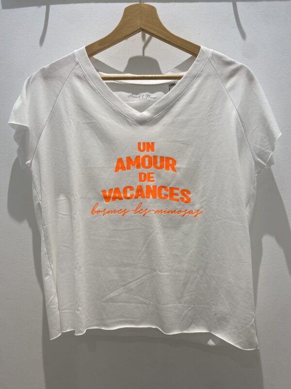 Tee-Shirt Anouck & Ninon Thelma Orange Fluo