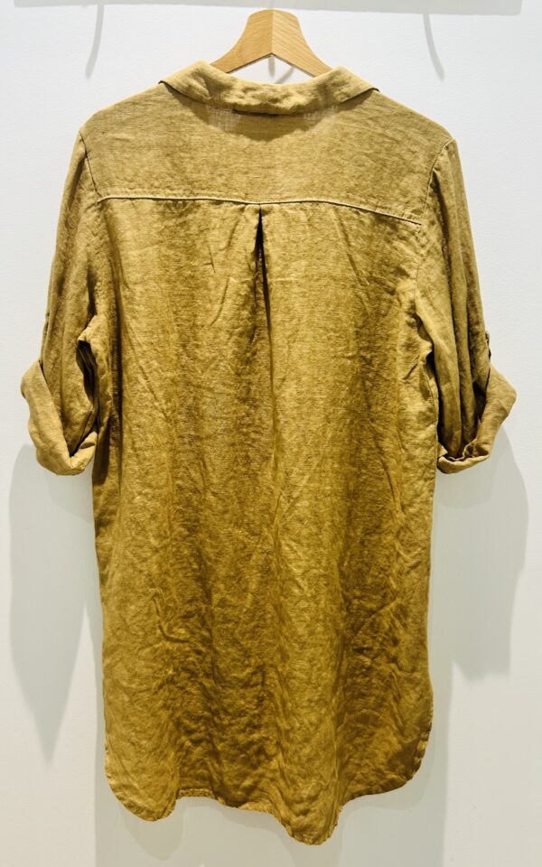 Robe en lin col chemise Charlie – Image 7