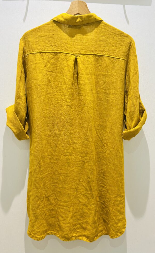 Robe en lin col chemise Charlie – Image 3
