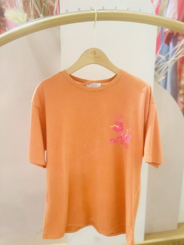 TEE SHIRT ENJOY ORANGE POHEME